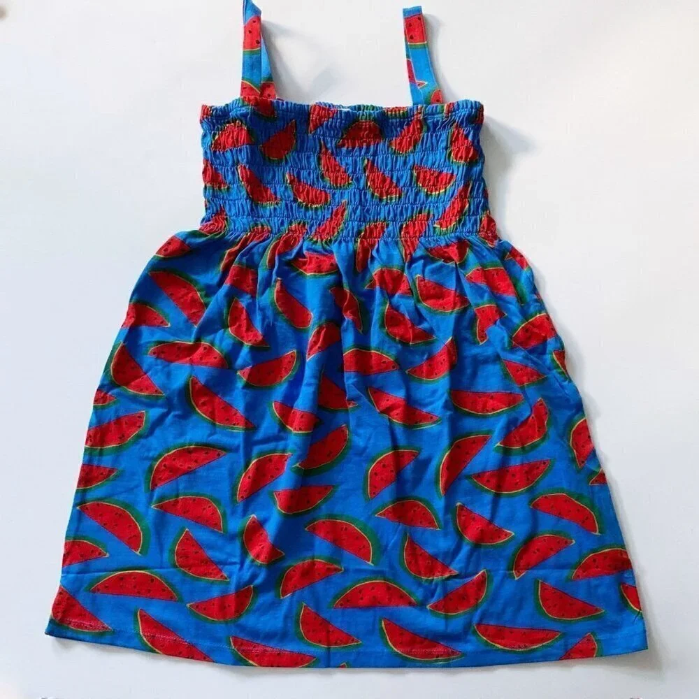 NEW Hanna Andersson Girl smocked dress 10 years 140 cm